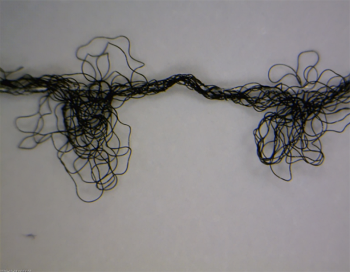 closeup of lycra fibre